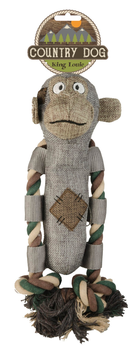 Country Dog Original King Louie – Langlebiges Kuscheltier aus Leinenstoff