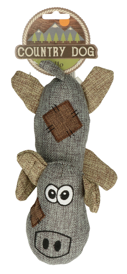Country Dog Original Lilo – Langlebiges Kuscheltier aus Leinenstoff