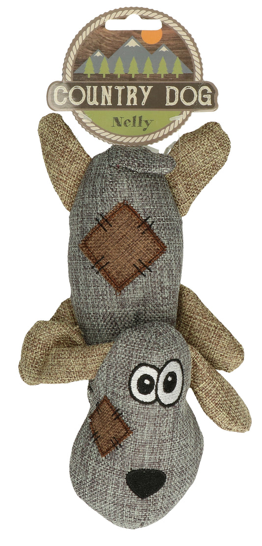 Country Dog Original Nelly – Langlebiges Kuscheltier aus Leinenstoff