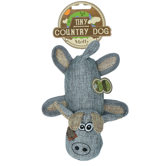 Country Dog Tiny Molly – Langlebiges Kuscheltier Aus Leinenstoff