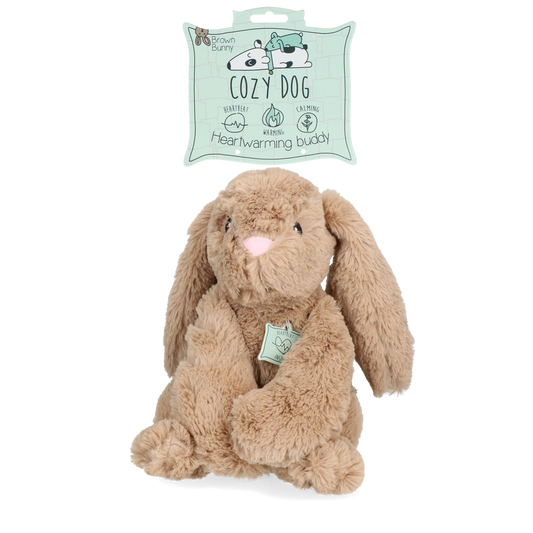 Cozy Dog Bunny Braun – Herzschlag Imitation für Wärme und Komfort