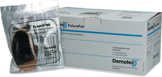 Demotec FuturaPad 10 Behandlungen – Einfache Anwendung für Kuhhufe
