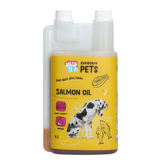 Excellent Pets Lachsöl für Hunde 1000 ml – Unterstützt Gelenke und Immunsystem