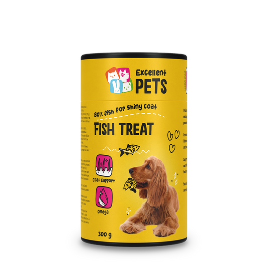 Excellent Pets Fish Treat 300 g – Unterstützt Hautregeneration und Glänzendes Fell