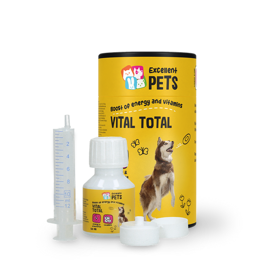 Excellent Pets Vital Total 50 ml – Sofortiger Energie- und Vitaminschub für Hunde