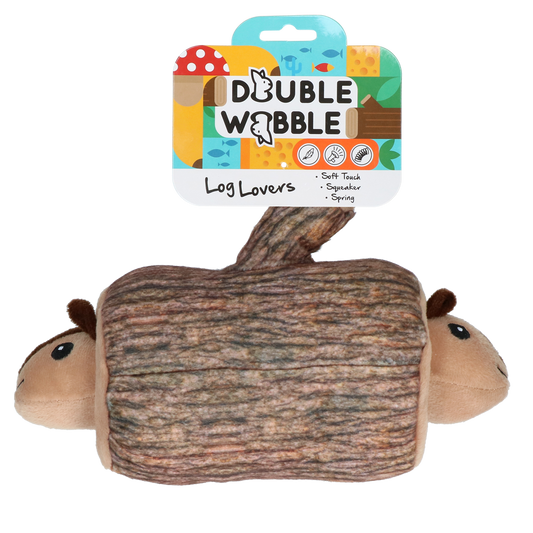 Double Wobble Kuscheltier – Extra Weich Mit Lustigen Quietschern