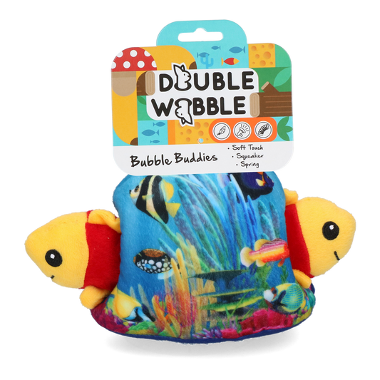 Double Wobble Bubble Buddies – Extra Weiches Kuscheltier Mit Lustigen Quietschern