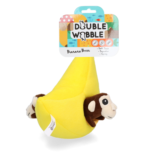 Double Wobble Kuscheltier – Extra Weich Mit Lustigen Quietschtieren