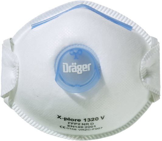 Dräger X-plore 1320 FFP2 V – Ergonomische Staubmaske Mit Hohem Tragekomfort