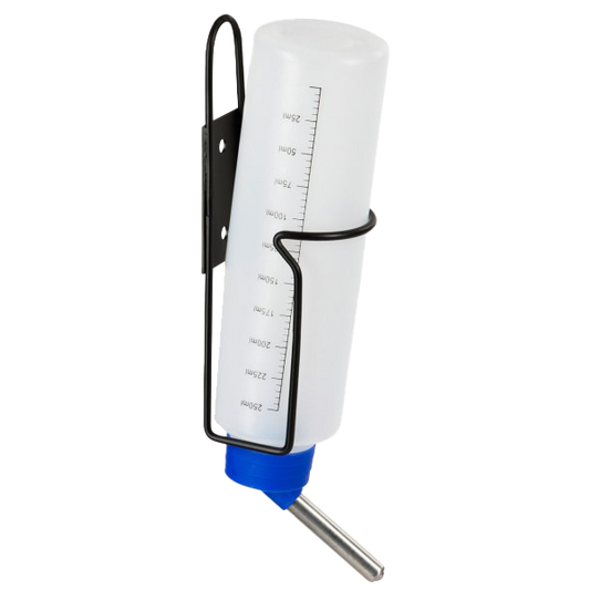NagerWelt Trinkflasche mit Metallhalterung 250 ml – Flexibel und Strapazierfähig