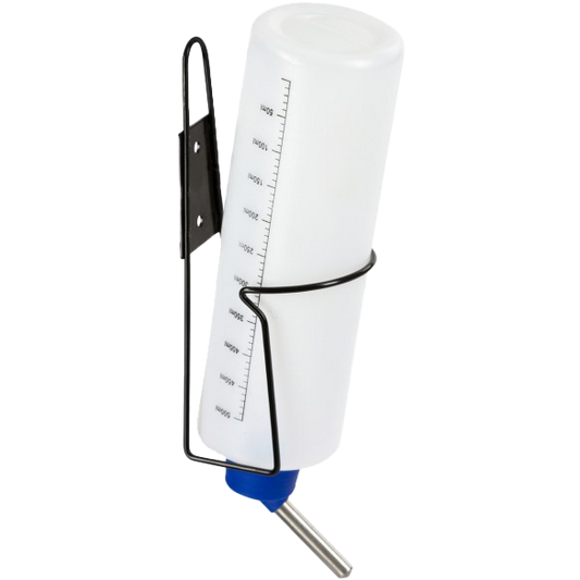 Tierfreund Trinkflasche mit Metallhalterung 500 ml – Strapazierfähig und Flexibel
