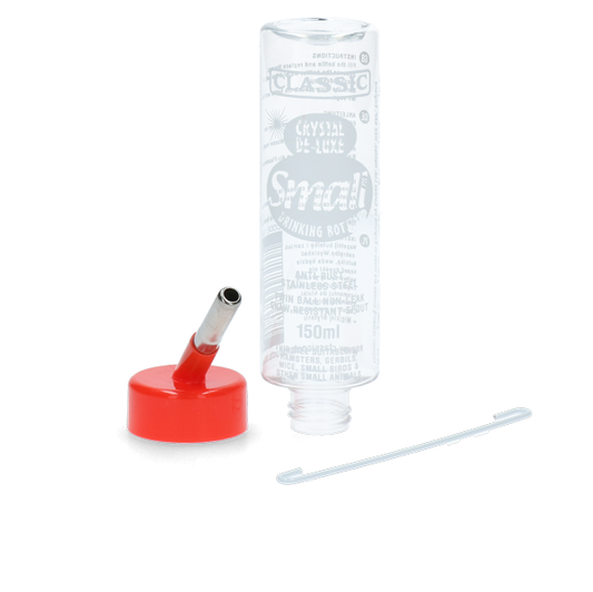 Classic Crystal Trinkeflasche Deluxe 150 ml – Langlebig und Einfach Zu Füllen