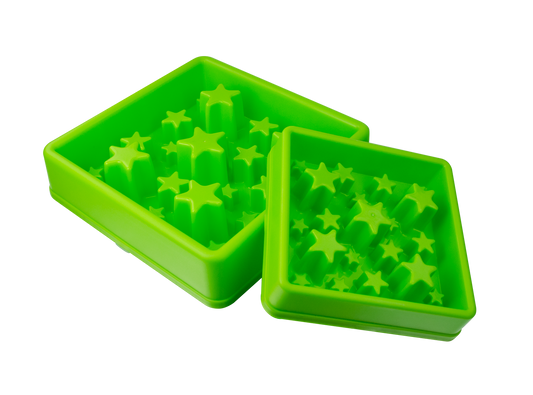 Eat Slow Live Longer Star Grün S – Anti-Schlingnapf Für Langsame Ernährung