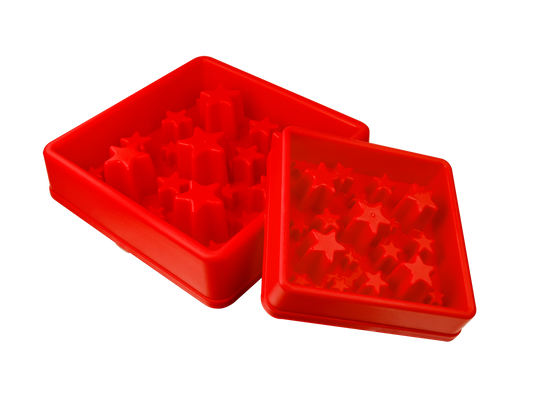Eat Slow Live Longer Star Rot S – Anti-Schlingnapf Für Langsame Fütterung