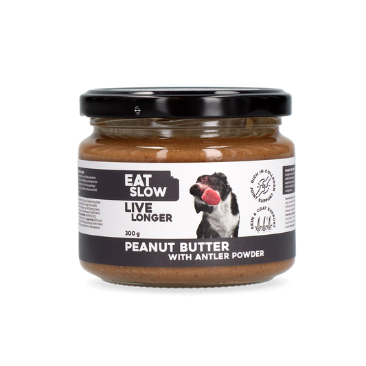 Eat Slow Live Longer Erdnussbutter Mit Geweihpulver 300 g – Geschmackvolle Gelenkunterstützung
