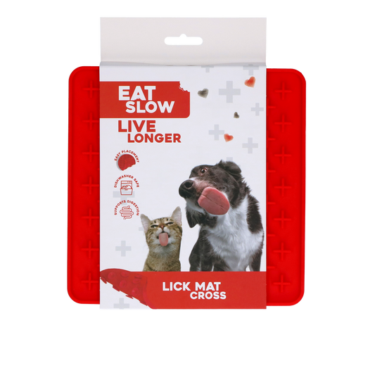 Eat Slow Live Longer Leckmatte Kreuzrotation – Fördert Langsame Futteraufnahme
