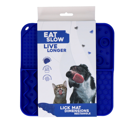 Eat Slow Live Longer Leckmatte – Fördert Langsame Ernährung für Haustiere