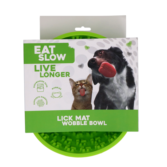 Eat Slow Live Longer Wackeliger Antischlingnapf – Fördert Langsame Futteraufnahme