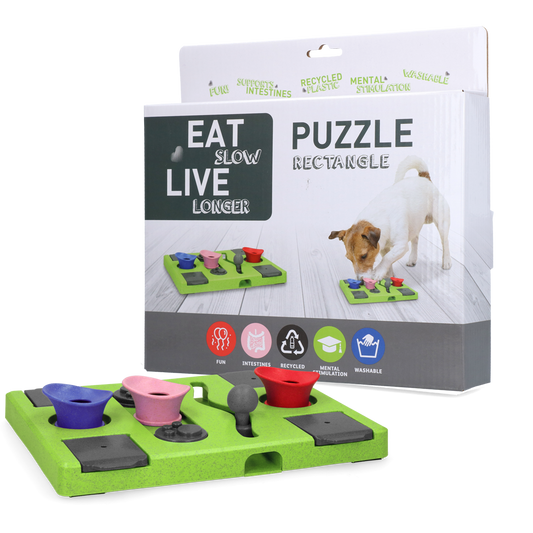Eat Slow Live Longer Futterpuzzle – Fördert Langsame Fütterung Und Geistige Stimulation