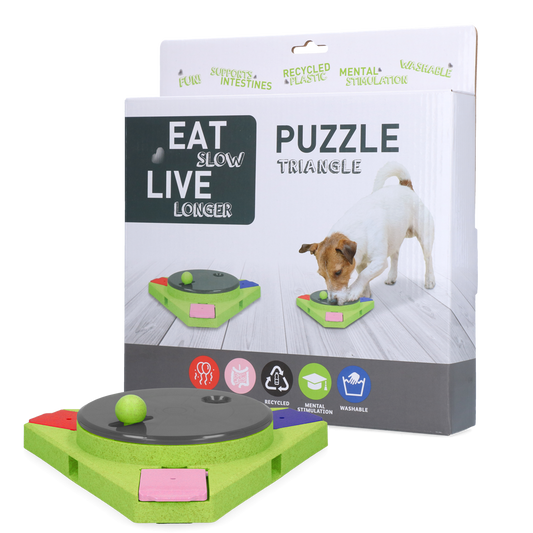 Eat Slow Live Longer Futterpuzzle – Fördert Langsame Fütterung Für Gesunde Hunde