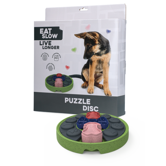 Eat Slow Live Longer Futterpuzzle Disc – Fördert Spielerisches Fressen für Hunde