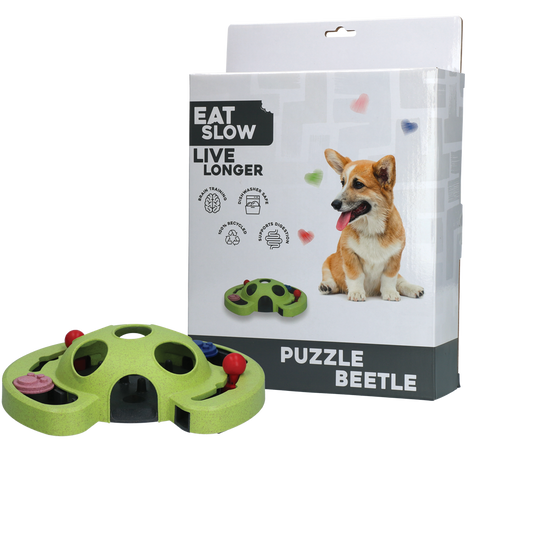 Eat Slow Live Longer Futterpuzzle Käfer – Fördert Geistige Aktivität Und Spielspaß