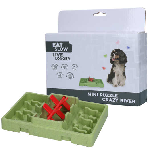 Eat Slow Live Longer Mini Puzzle Crazy River – Fördert Spielerisches Futter Finden