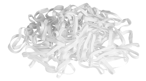 PferdeStyle Gummibänder Weiß – Flexible Silikon-Gummibänder Für Mähne Und Schweif