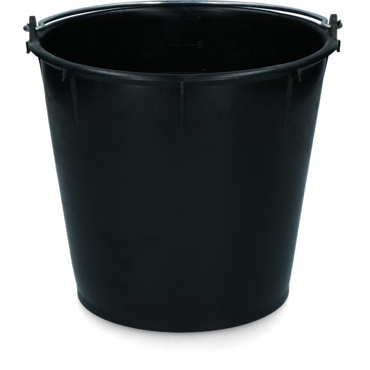 EimerPro 7 Liter Eimer Mit Griff Schwarz – Praktisches Design Mit Maßangaben