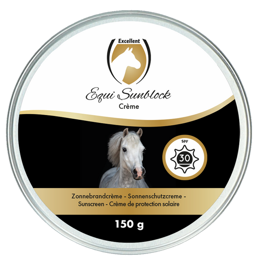 Excellent Horse Sonnenschutzcreme LSF 30 – 24 Stunden UV-Schutz für Pferde