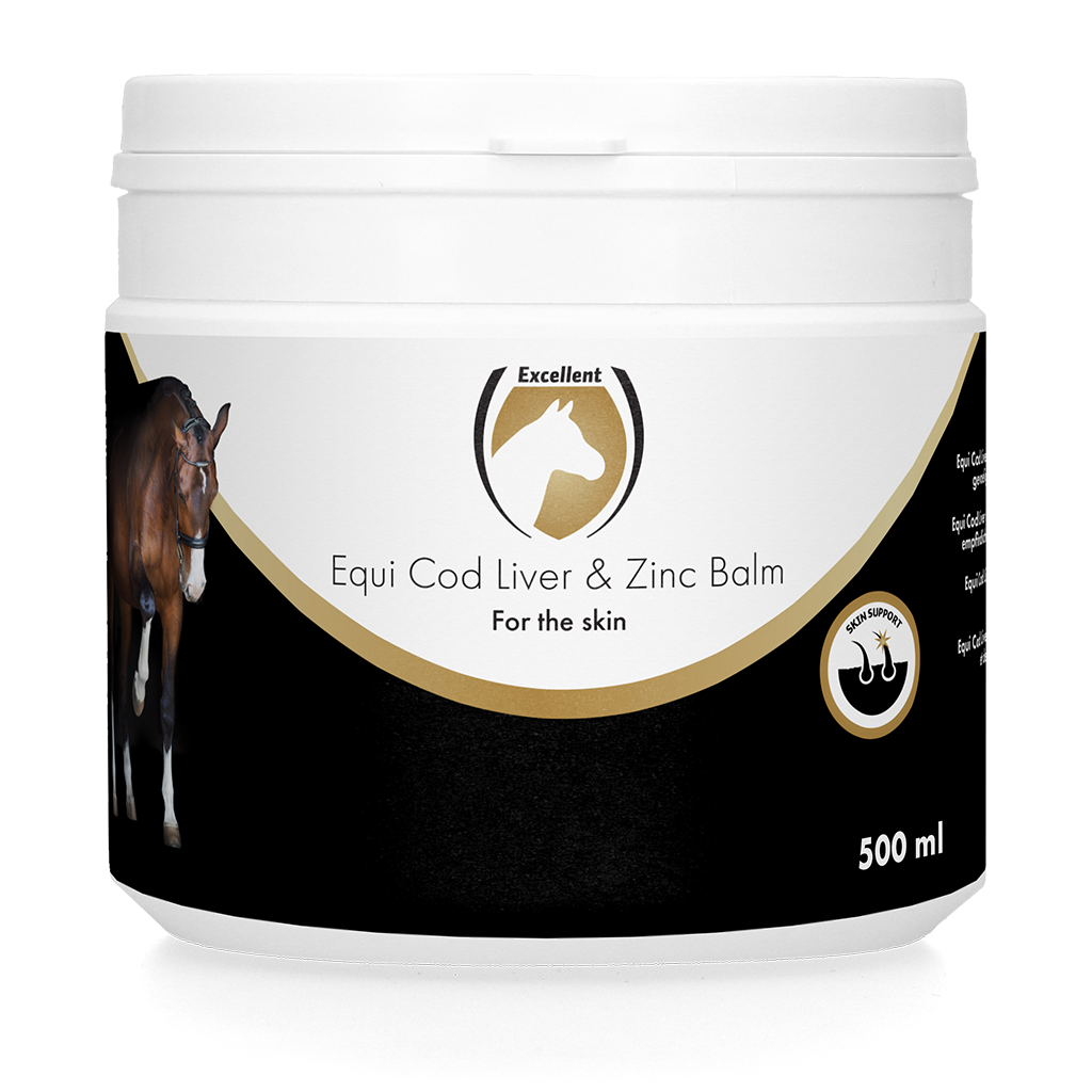 Excellent Horse Lebertran-Zink-Salbe 500 ml – Schützt Empfindliche Haut