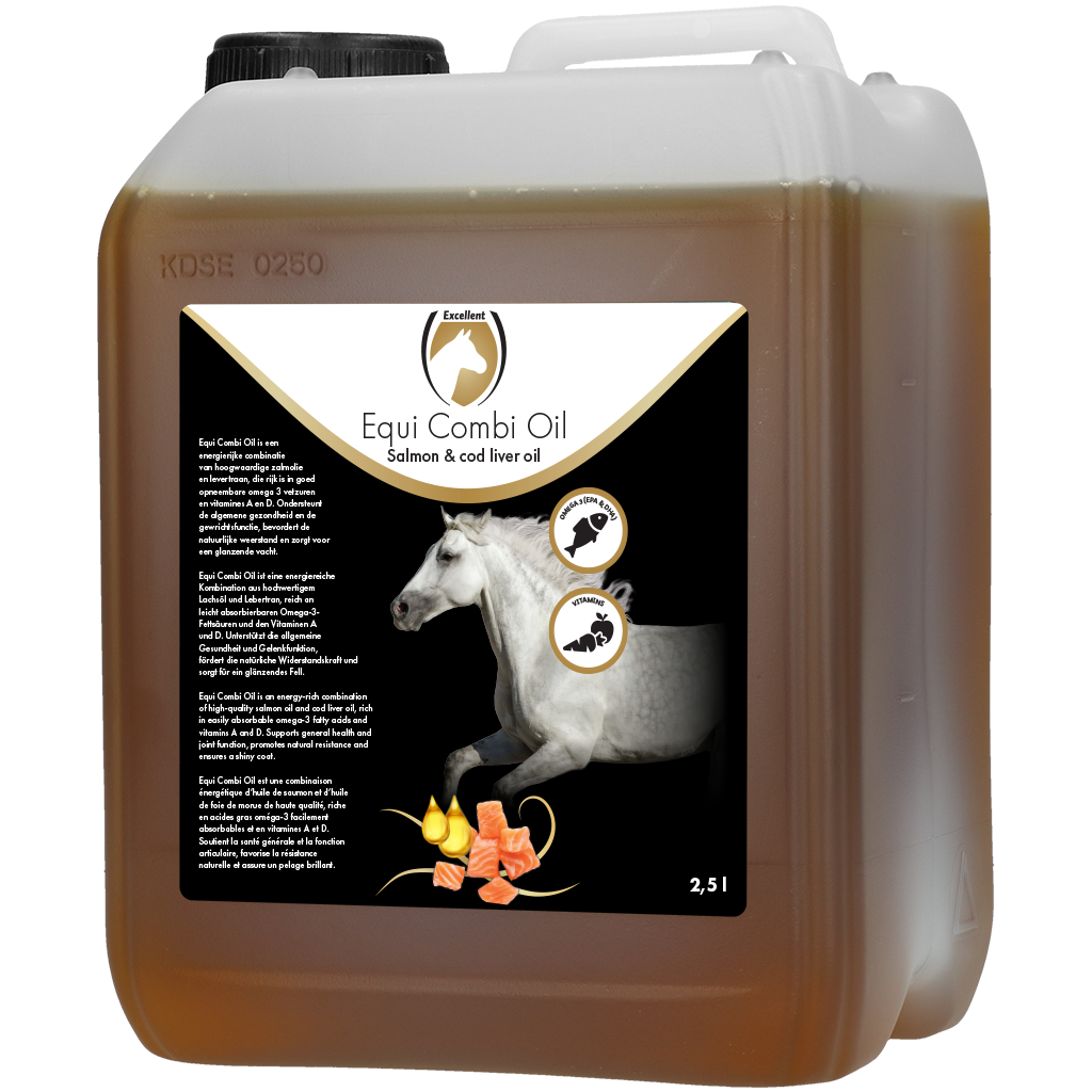 Excellent Horse Combi Oil 2,5 l – Unterstützt Gesundheit Und Gelenkfunktion