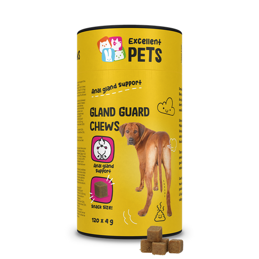 Excellent Pets Gland Guard Weiche Kausnacks 120 Stück – Unterstützt Die Analdrüsen Gesundheit