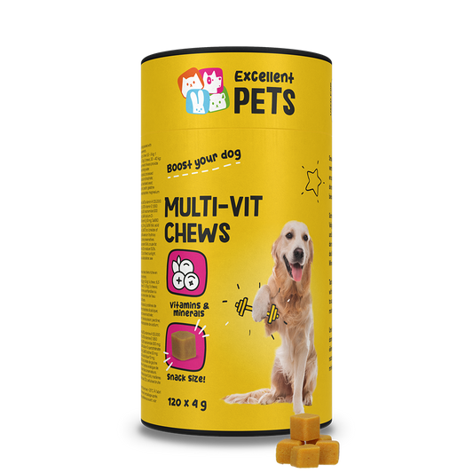 Excellent Pets Multi-Vit Kausnacks – Unterstützung Für Abwehrkräfte Und Stoffwechsel