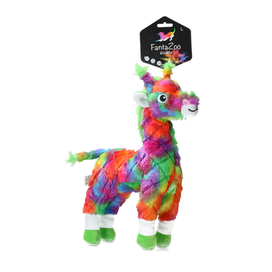 FantaZoo Giraffe - Robustes Kuscheltier Aus Recyceltem Material
