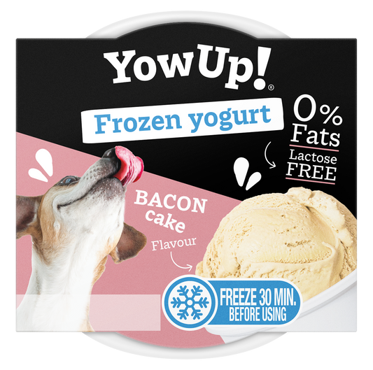 YowUp! Frozen Yoghurt Bacon Kuchen – Gesund Und Laktosefrei Für Hunde Und Katzen