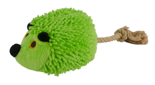 Fuzzle Hedgie Mit Schwanz Grün – Super Weiches Kuscheltier Mit Quietscher