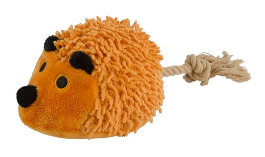 Fuzzle Hedgie Mit Schwanz Orange – Super Weiches Kuscheltier Mit Quietscher