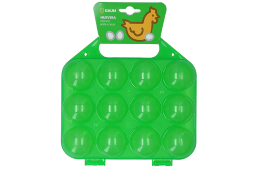 Gaun Geflügel Eierbox Limonengrün – Hygienische Aufbewahrung Für 12 Eier