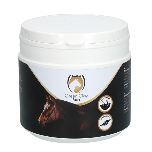 Excellent Horse Grüne Tonerdepaste 500 g – Unterstützt Haut- und Muskelregeneration