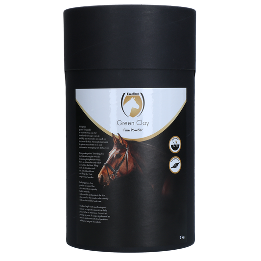 Excellent Horse Grüne Tonerde Feinpulver 2 kg – Hautpflegend und Muskelunterstützend