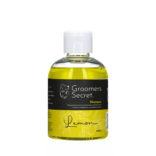 Groomers Secret Shampoo Zitrone 250 ml – Stark Reinigend mit Extra Weichem Fell