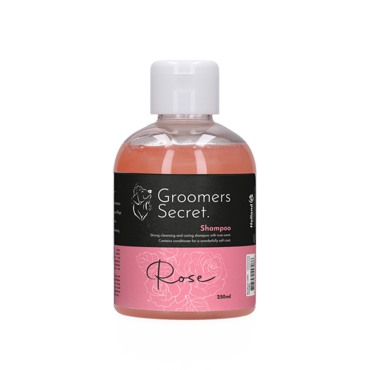 Groomers Secret Shampoo Rose 250 ml – Stark Reinigend Mit Extra Weichem Fell
