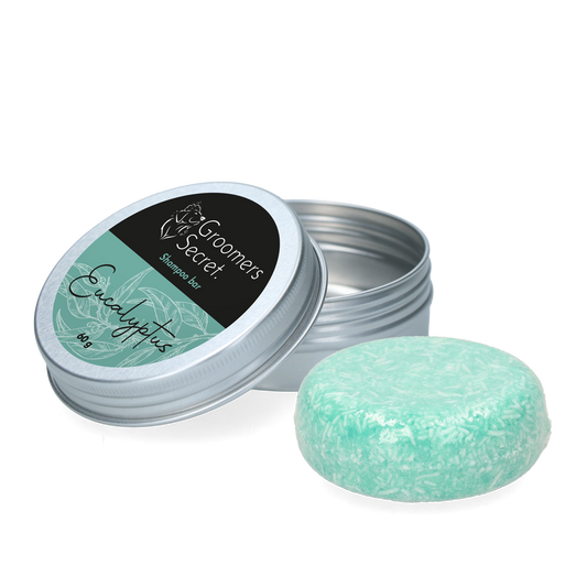 Groomers Secret Shampoo Bar Eukalyptus – Hochreinigend und Pflegend mit Aloe Vera