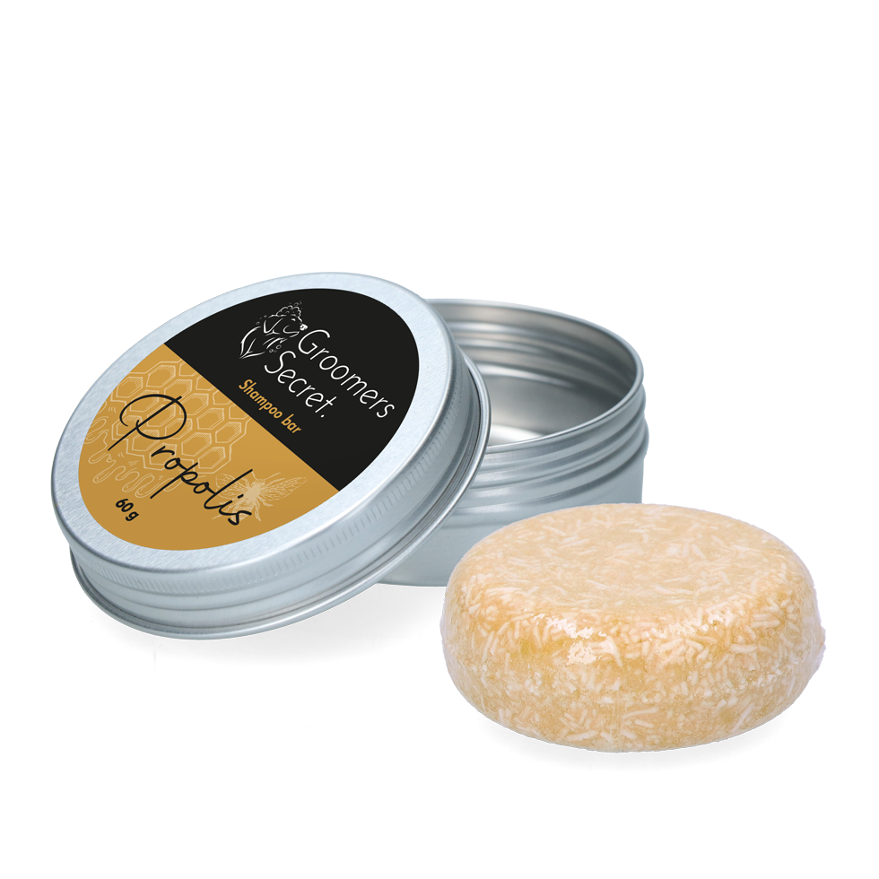 Groomers Secret Shampoo Bar Honig und Propolis – Hochreinigend Mit Aloe Vera