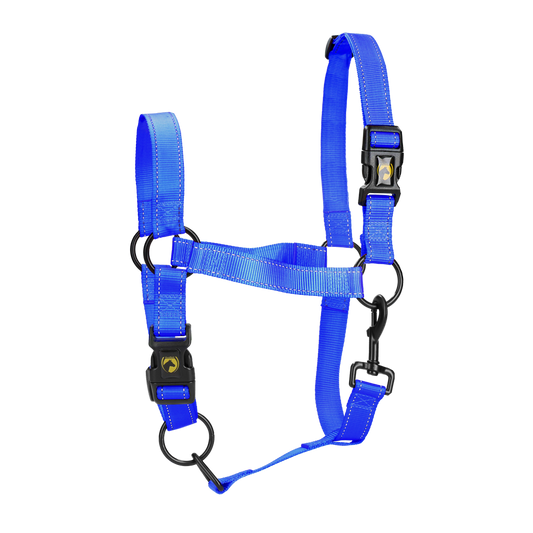Excellent Premium Halfter Blau L – Sicherheit Und Komfort Mit Reflektierenden Elementen