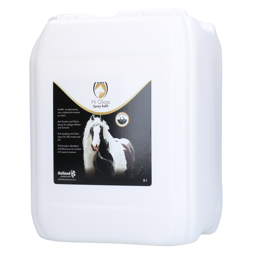Excellent Horse Hi Gloss Spray Nachfüllung 5 l – Perfekter Glanz für Mähne und Schweif