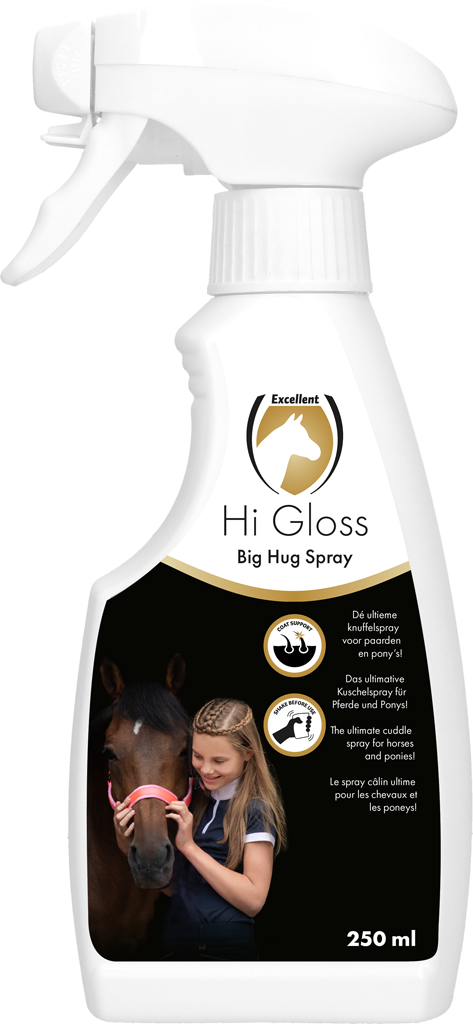 Excellent Horse Hi Gloss Big Hug Spray 250 ml – Entspannendes Kuschelspray Mit Lavendel