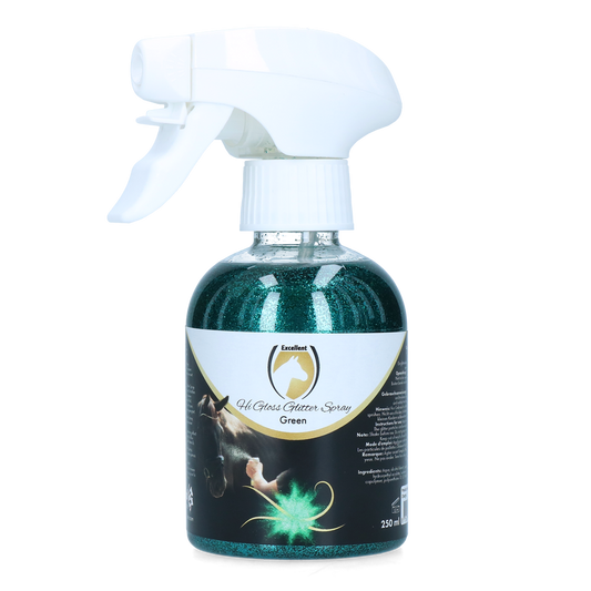 Excellent Horse Hi Gloss Glitzer Spray Turquoise 250 ml – Strahlender Glitzereffekt für Pferd und Pony