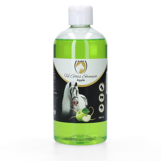 Excellent Horse Hi Gloss Shampoo Apfel 500 ml – Hinterlässt Einen Schimmernden Glanz